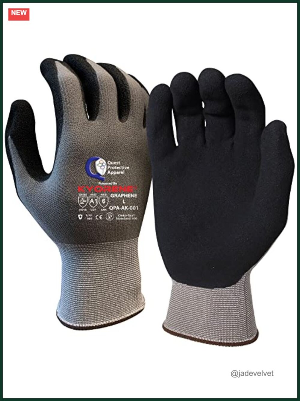 Cut Resistant Work Gloves ANSI A1 - Lightweight Grip Gloves for Gardening DIY